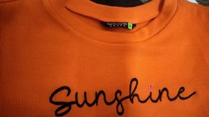 Orange Sunshine Crop T-Shirt