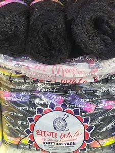 Black Yarn Balls