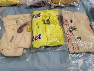 3 set Cute Yellow Top &amp; Jeans  for Girl