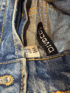 H&amp;M ORIGINAL-Distressed Blue Denim Shorts
