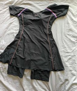 One piece Grey Swim Dress