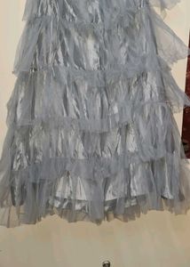 Embroidered Grey lehenga set