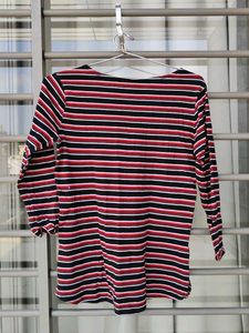 Striped Long Sleeve Top