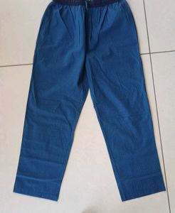 Comfortable Blue Checkered Palazzos