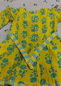 Beautiful Yellow Kurta Set