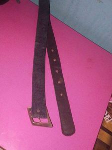 Classic green Belt with Gold Buckle