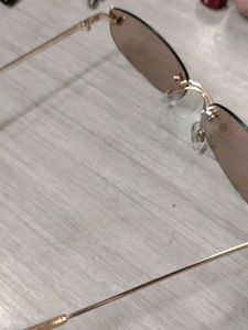 Imported Chic Rimless Butterfly Sunglasses