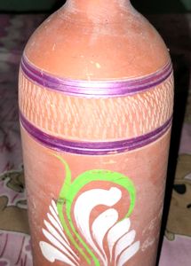 Clay Soil Handmade &amp; Handcrafted Water Bottle .