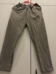 Washed Grey Cargo Pants