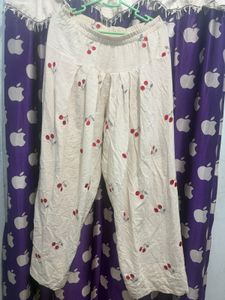 Bright red farshi kurta salwar