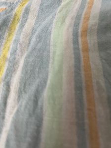 Striped Short Sleeve Button-Up Shirt