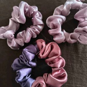 Set of 3 Satin Scrunchies