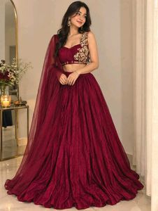 Maroon Lehenga Choli Set