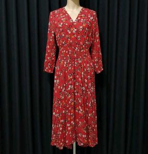 Floral Print Midi Dress