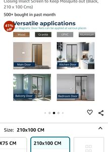 Magnetic Net Curtains