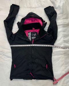 Superdry Black Hooded Jacket