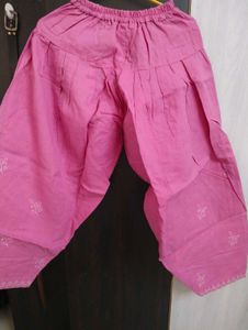 💗 Pink Embroidered Kurta Pant Set 💗