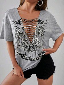 Gothic Skeleton Graphic Tee