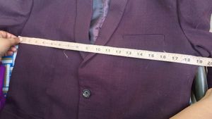 Burgundy Colour Mens Blazer