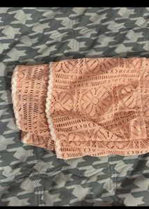 Peach Lace Dress