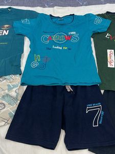 Boys' Graphic Tee &amp; Shorts Set of 3