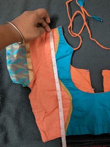 Stylish Peach Ethnic Blouse