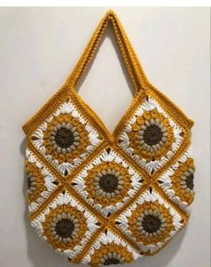 Handmade Crochet Tote Bag