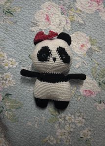 Handmade Crochet Panda Toy