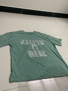 Keepin' It Real Graphic T-Shirt oversized small
