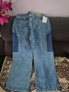 Patchwork baggy Jeans