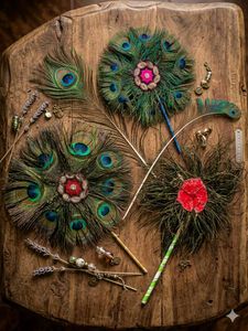 Bohemian Peacock Feather 🦚🪶💓