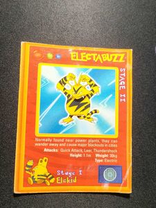 Alpenliebe pokemon Chase card - ELECTABUZZ