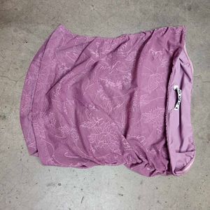 Lilac Lace Strapless Top