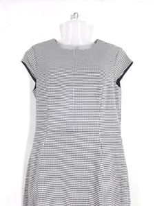 H&amp;M Black &amp; White Houndstooth Dress