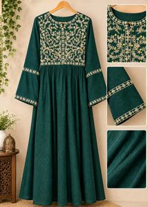 Elegant Embroidered Anarkali kurti