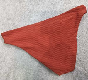 Coral Ribbed 🤎Bikini Bottom