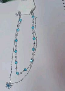 Luxe Crystal Layered Butterfly Necklace