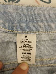 H&amp;M Light Wash Denim Jeans