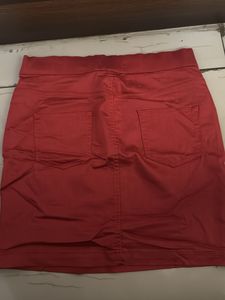Red Mini Skirt