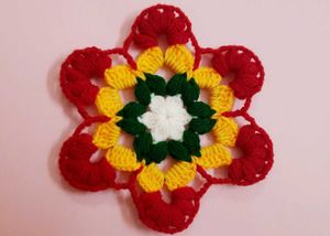 Handmade 2pc Crochet Square Patch