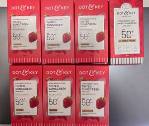 Dot and key strawberry dew tinted sunscreens