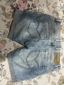 Men Denim Shorts Waist 32 Length 15.5