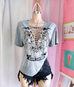 Gothic Skeleton Graphic Tee