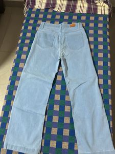 Light Blue Wide Leg Jeans