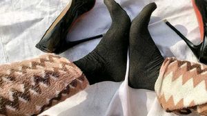 black socks