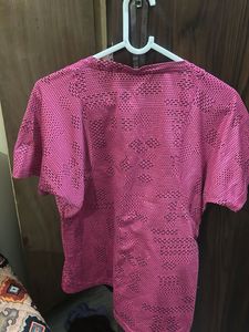 Women's Pink Athletic T-Shirt