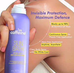 mCaffeine Sun Bath sunscreen Spray