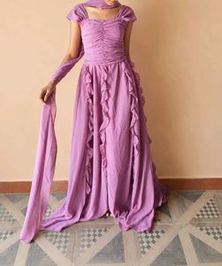 Elegant Lavender Gown