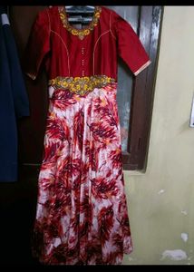 Beautiful Ethnic 3D Designer Gown in Xl size
