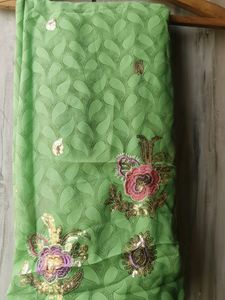 Sea Green Secquence Saree